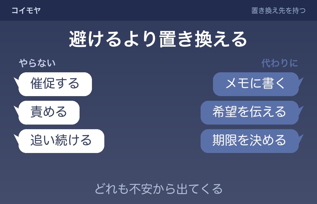 連絡が減ったときに、やらないほうがいいこと