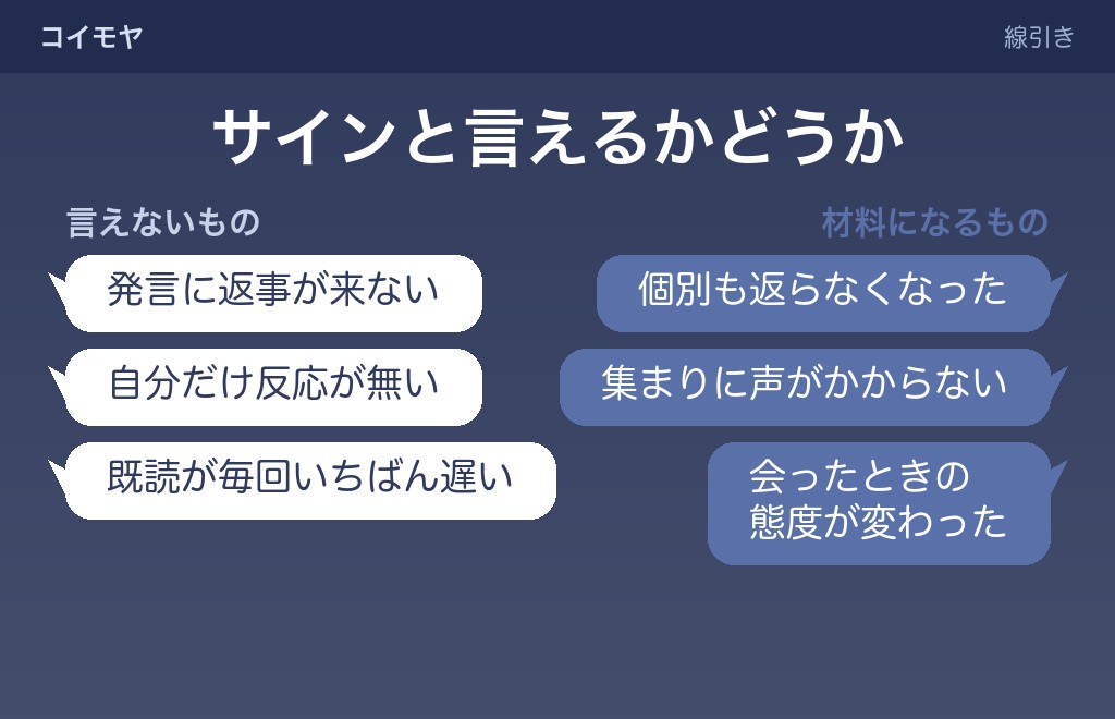 ラインで嫌われているサインと言えるもの・言えないもの