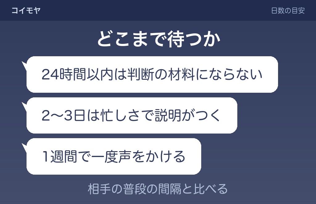 友達が怒ってるかどうかを、日数で見るときの目安