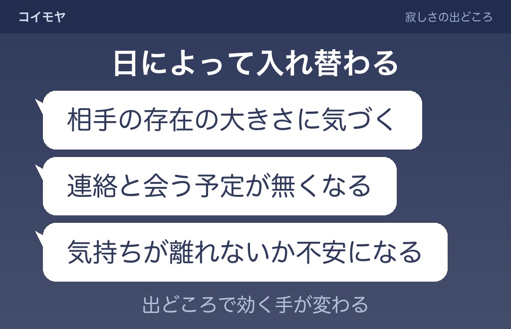距離を置くと言った側が寂しくなる理由