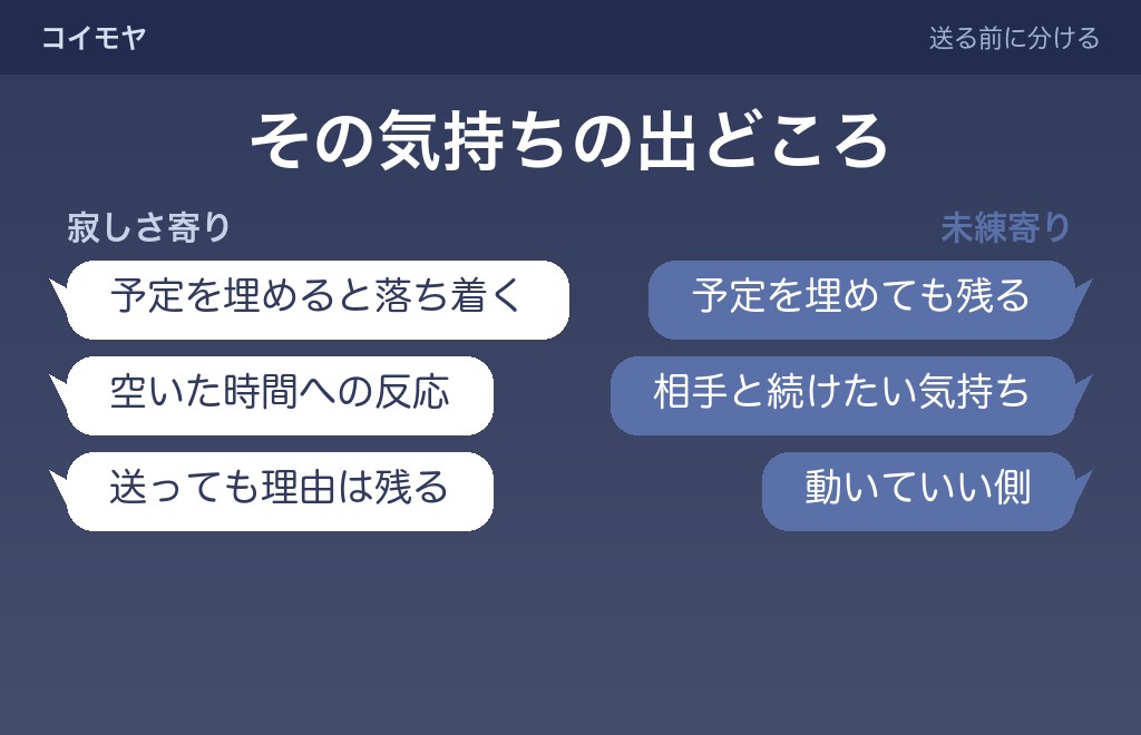 距離を置くと言ったのに寂しい・連絡してしまったとき
