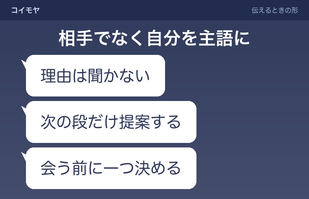 直接話せない心理を相手に伝えるときの言い方と、自分が話せないとき