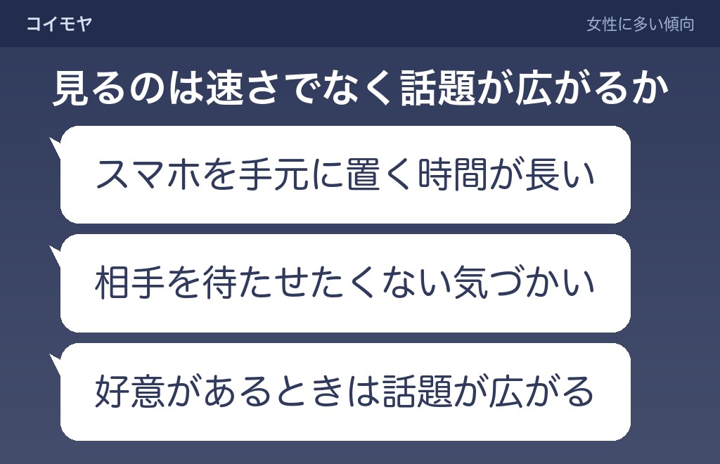 LINEの返信が早い女性に多い心理の傾向