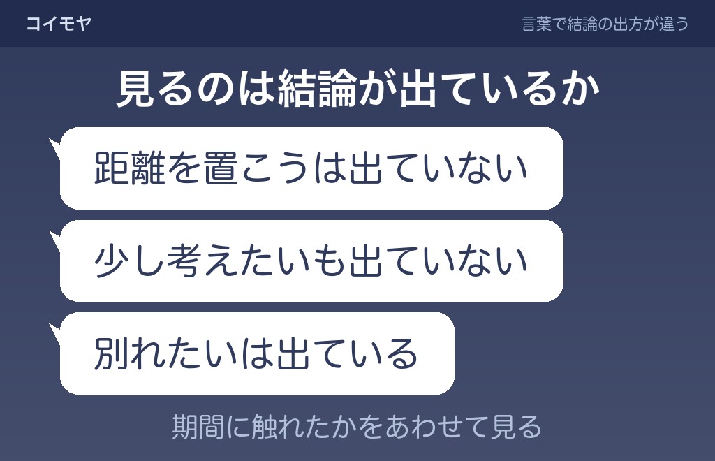 距離を置こうと別れたいはどこが違うのか