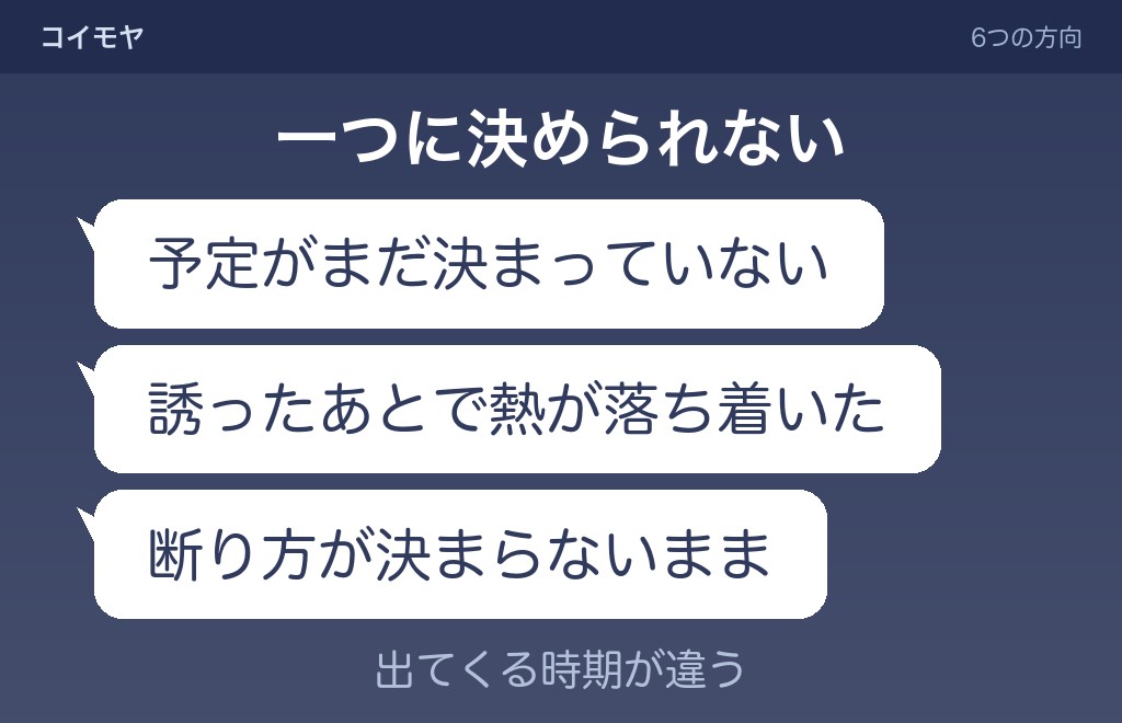 デートの日程調整で連絡が来ない理由は6つに分かれる